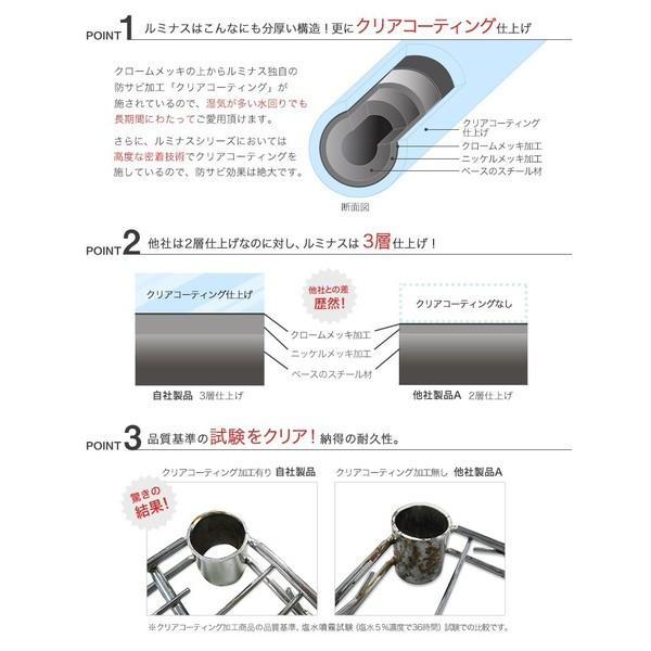 Luminous ルミナス スチールラック ラック パーツ ワイヤーバー