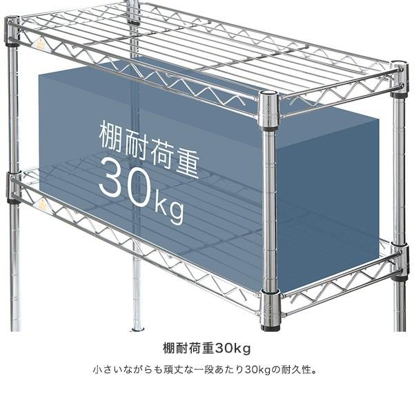 Luminous ルミナス スチールラック 3段 900×450x1500 ルミナス EXラック 3段 45W GY EX4576-3GY