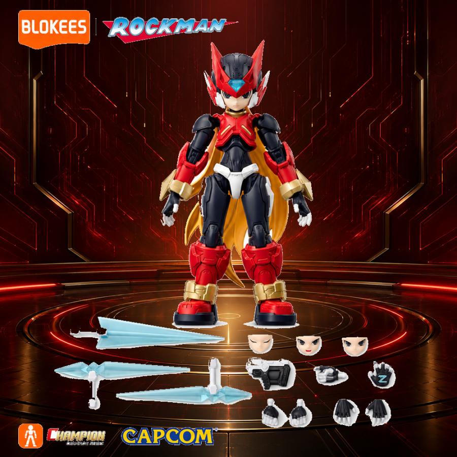 Blokees ブロッキーズ ロックマン Champion Class ゼロ プラモデル