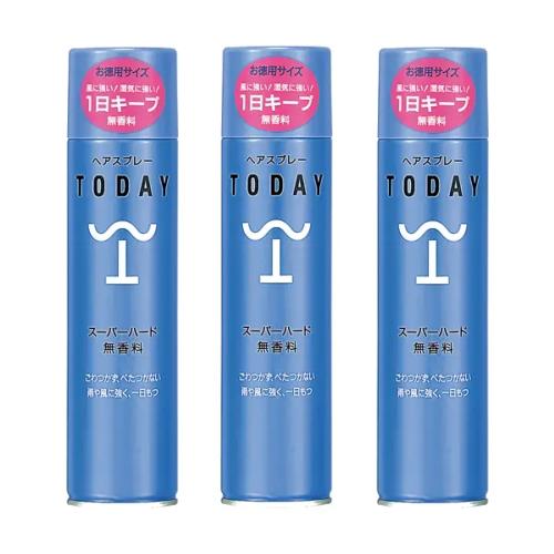 SHISEIDO 資生堂 ヘアスプレートゥデイ N ＜L＞ 180g 3個パック 無香料
