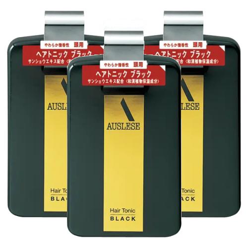 アウスレーゼ 資生堂 ヘアトニックブラック 200mL 3個パック 医薬部外