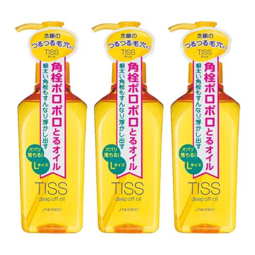 ティス 資生堂 TISS ディープオフオイルN (L) 230mL×3個パック 無香料