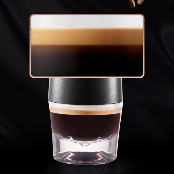 120MLエスプレッソマシンマニュアルコーヒーメーカートラベルピクニックハイキングブラック p2137496170de8