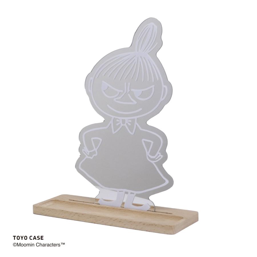 ムーミン リトルミィ ダイカットスタンドミラー 鏡 MOOMIN
