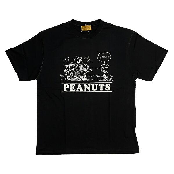 スヌーピー Tシャツ (M) ブラック アパレル 日本製 SNOOPY
