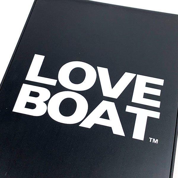LOVE BOAT ロゴミラー BLACK×WHITE ラブボート ラブボ 鏡 メイク｜perfectworld-tokyo｜02