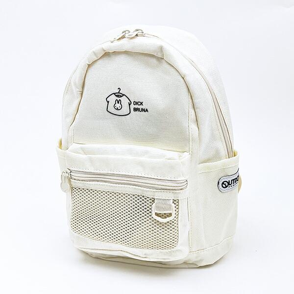 ミッフィー miffy OUTDOOR PRODUCTS ミニリュックサック バッグ (オフホワイト) キッズ