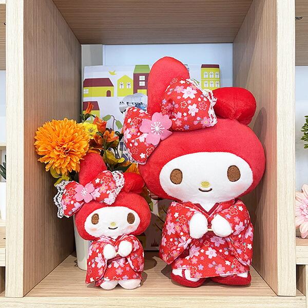 サンリオ マイメロディ ぬいぐるみ S 桜着物 赤 マスコット サンリオ マイメロディ ぬいぐるみ S 桜着物 赤 マスコット