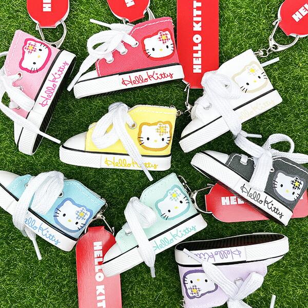 【ハローキティ】 サンリオ ハローキティ スニーカーキーリング カオハナ レッド