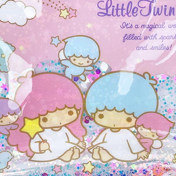 美品キキララ リトルツインスターズ サンリオ Sanrio オルゴール.ハート サンリオ リトルツインスターズ キキララ スパンコール入りミニポーチ