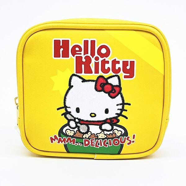 サンリオ ハローキティ スクエアポーチ イエロー Sanrio かわいい