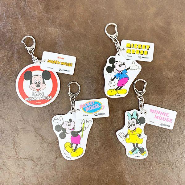 ディズニー ミッキー アクリルキーホルダー レトロアート ディズニー ミッキー アクリルキーホルダー レトロアート