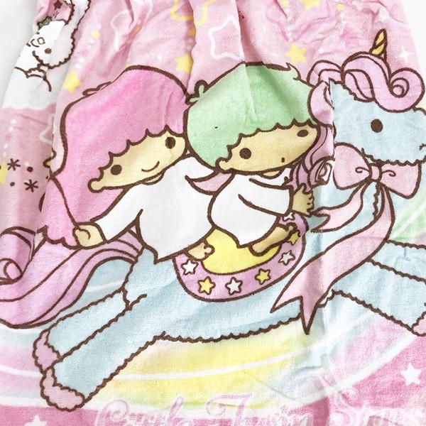 キキララ 80丈巻きタオル ユニコーン リトルツインスター