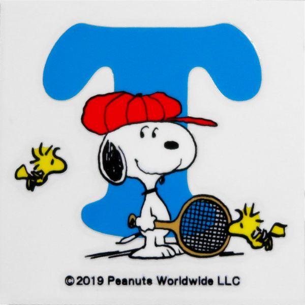 スヌーピー Peanuts イニシャルステッカー Snoopy T ステッカーシール 100 の保証