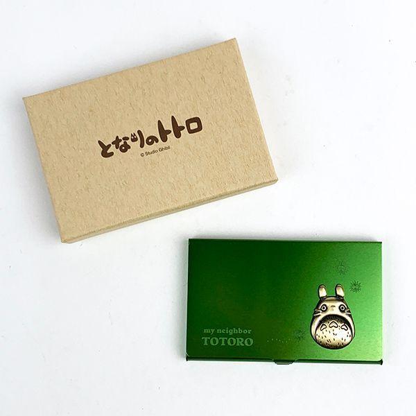 となりのトトロ メタルカードケース グリーン ジブリ カードケース