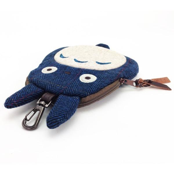 スタジオジブリ中トトロダイカットツイードポーチ となりのトトロ