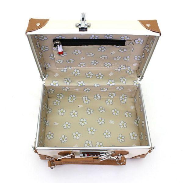 ミッフィー miffy ミニトランク フェイスナチュラル ショルダーバッグ 