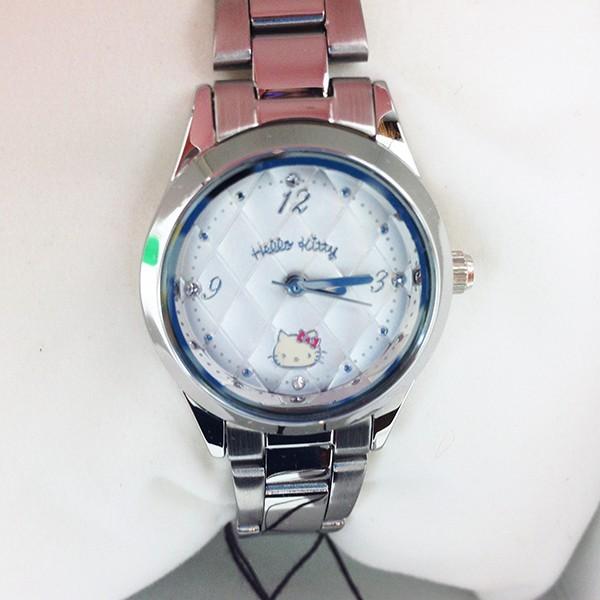 サンリオ ハローキティ キルティングメタル 腕時計 シルバー ウォッチ