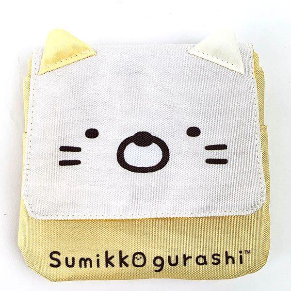 すみっコぐらし ねこ Dカットマルチポケット ポーチ すみっこ