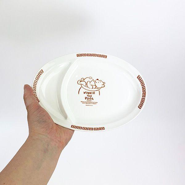ディズニー プーさん 餃子皿 中華シリーズ 食器 キッチン 日本製 ディズニー プーさん 餃子皿 中華シリーズ 食器 キッチン 日本製