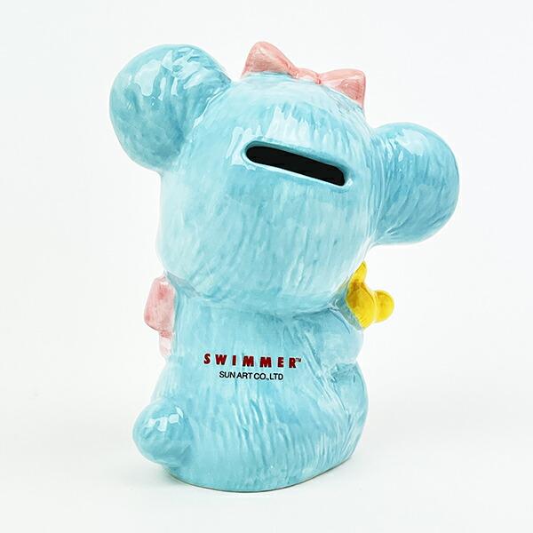 SWIMMERスイマー　貯金箱　ハグリー　リバニー　ラッフィー Amazon.co.jp: 「 スイマー Swimmer 」 立体 貯金箱 約10×14cm