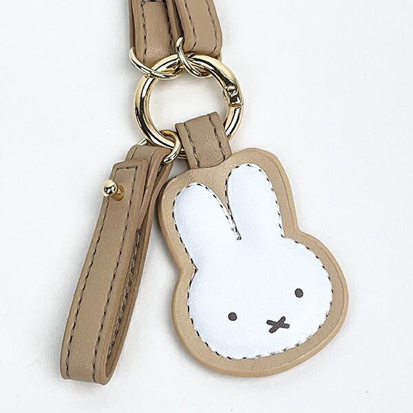 ミッフィー miffy PUスマートキーホルダー ミッフィーフェイス