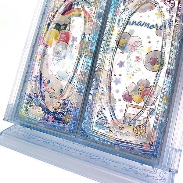 サンリオ シナモンロール 3面スタンドミラー 鏡 メイク