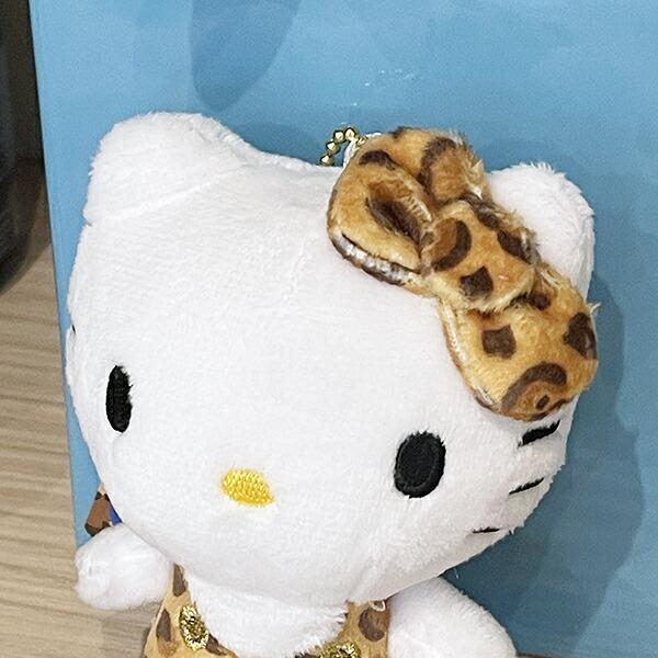サンリオ ハローキティ ヒョウ柄 ブラウン ボールチェーン サンリオ ハローキティ ヒョウ柄 ブラウン ボールチェーン