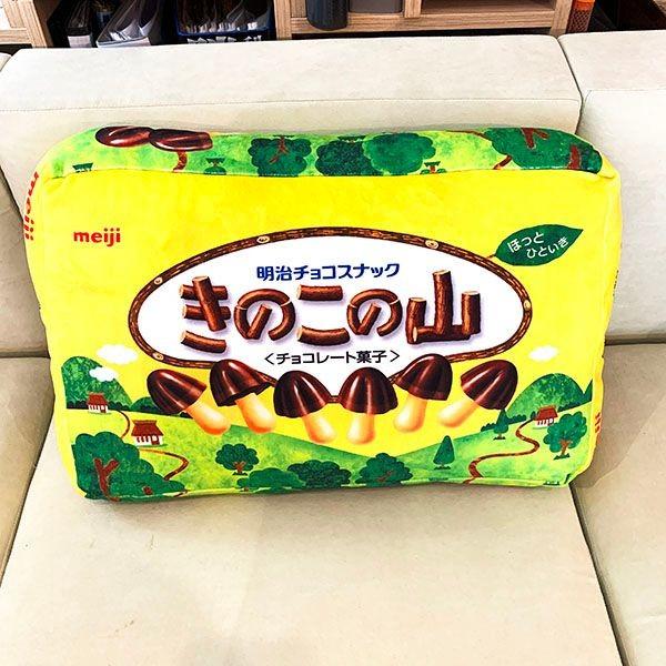 明治 meiji お菓子 きのこの山 もっちりクッション L グッズ