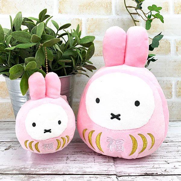 Miffy（ミッフィー） miffy福だるま さくら色 マスコットキーチェーン