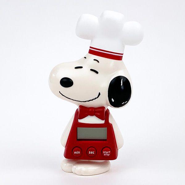 SNOOPY（スヌーピー） キッチンタイマー レッド シェフ キッチン タイマー 料理 時計 : パーフェクトワールド - 通販 ...
