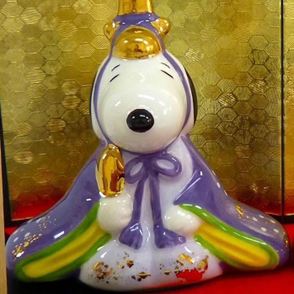 SNOOPY（スヌーピー） 吉徳 雛人形 コンパクト 親王飾り 磁器製