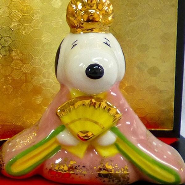 SNOOPY（スヌーピー） 吉徳 雛人形 コンパクト 親王飾り 磁器製