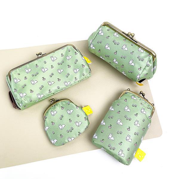 ミッフィー miffy ジャガードお財布ショルダーバッグ （うさぎ柄