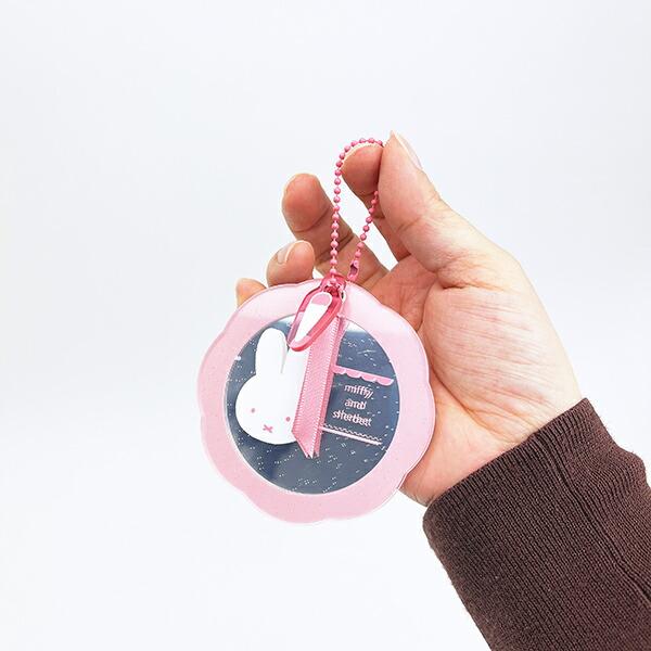 ミッフィー miffy アクリルミラー ピンク シャーベットシリーズ 鏡