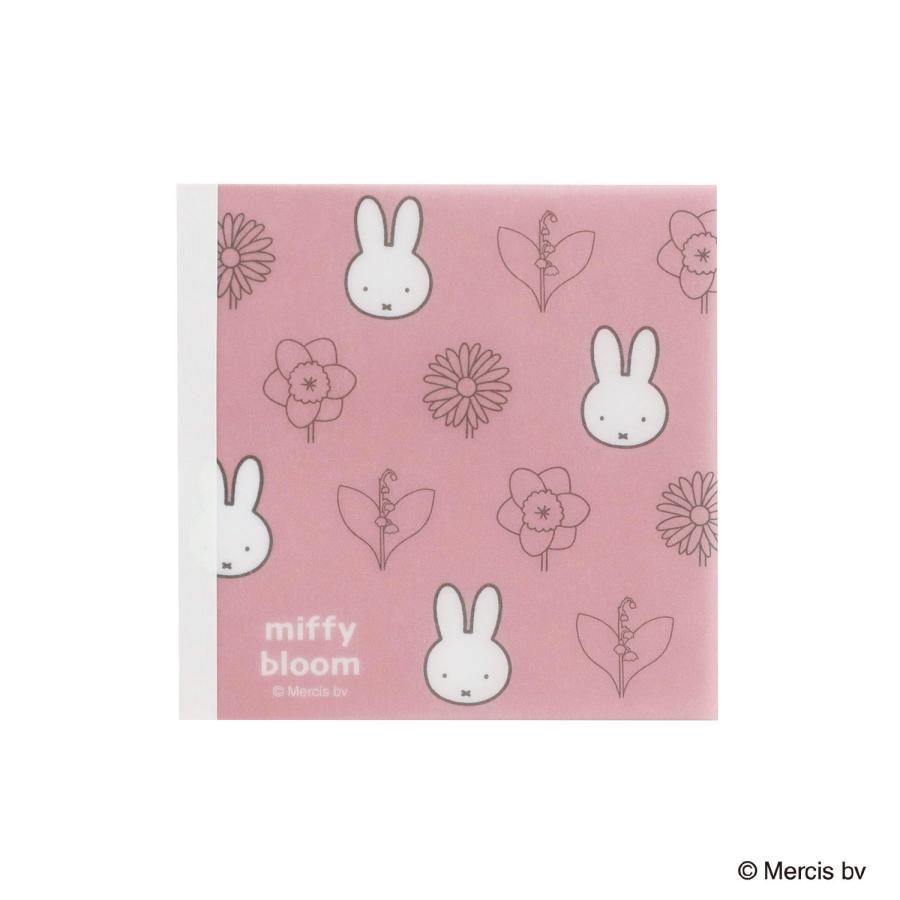 ミッフィー miffy スクエアメモ ピンク 文具 日本製 ミッフィー