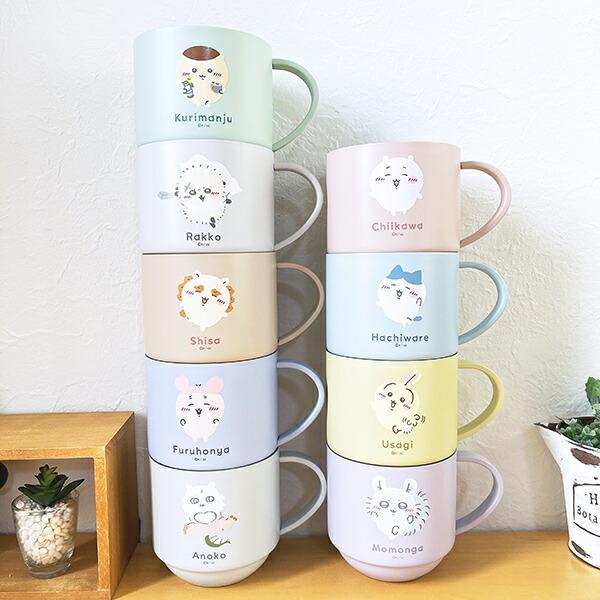 ちいかわ うさぎ スタッキング蓋つきステンレスマグカップ コップ
