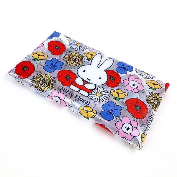 miffy ミッフィー クリアマルチケースL　CL　Miffy　floral 小物入れ 　 　 　｜perfectworld-tokyo｜02