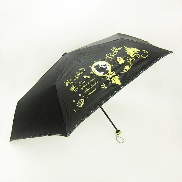 ベル 晴雨兼用 折りたたみ傘 かさ 日傘 Uv ブラックディズニープリンセス 美女と野獣 ディズニー 6513 パーフェクトワールド 通販 Yahoo ショッピング