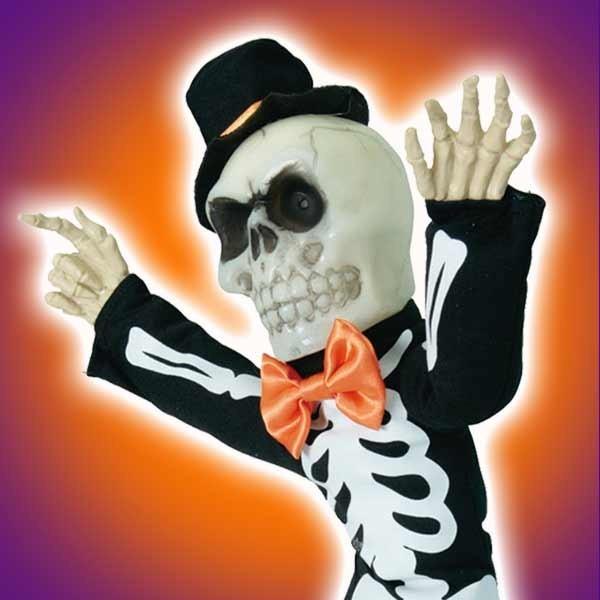ハロウィン パーティーグッズ 装飾 スカル ドクロ ツイストスカル 踊る