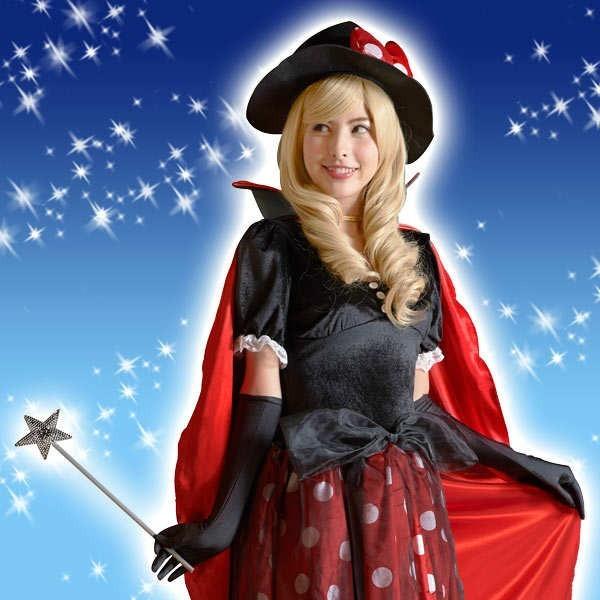 コスチューム 魔法使い 仮装 女性用 パーフェクトワールド 女性用 マジカルミニー 魔法使い ワンピース 仮装 大人 ミッキー ミニー ディズニー