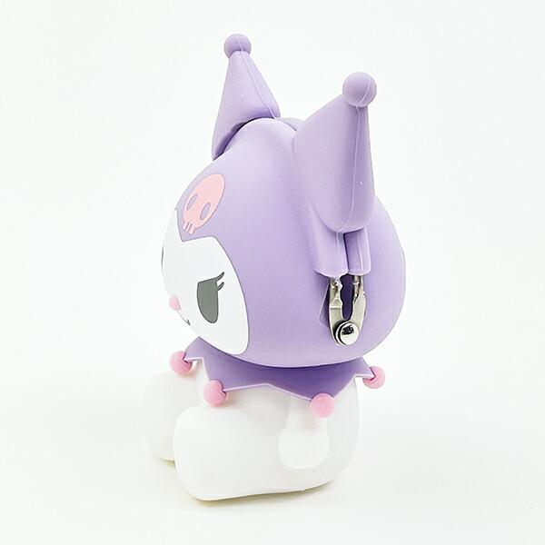 サンリオ クロミ お座り型シリコンがまぐちポーチ 3D POCHI パープル