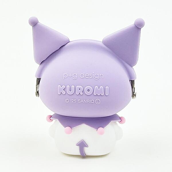 サンリオ クロミ お座り型シリコンがまぐちポーチ 3D POCHI パープル