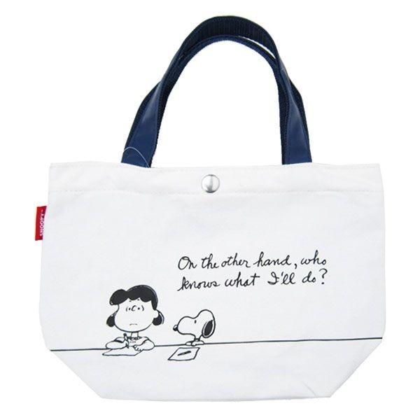 ミニトートバッグ (ランチトート) 帆布 ルーシー スタディシリーズ ヴィンテージ スヌーピー (ORSN) (MCD)