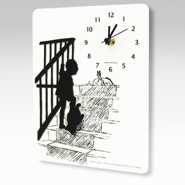 シルエット 壁掛け時計 ウォールクロック ブラック 階段 クラシックプー くまのプーさん ディズニー Orpo 9033 Mccp 013 パーフェクトワールド 通販 Yahoo ショッピング
