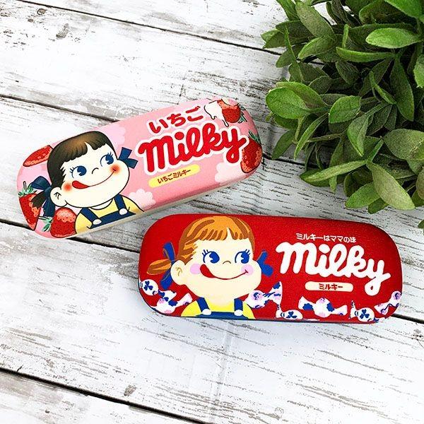 ペコちゃん ミルキー メガネケース グッズ ミルキーの包み紙のクロス