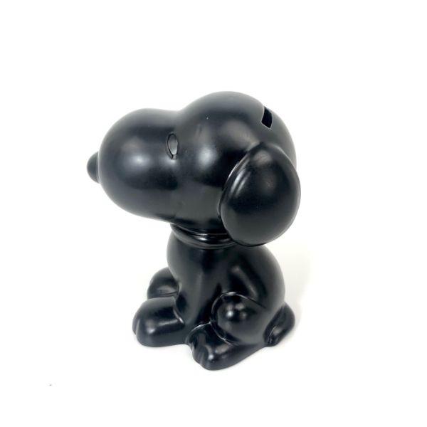 SNOOPY（スヌーピー） PEANUTS 貯金箱 モノトーン BK 小 バンク