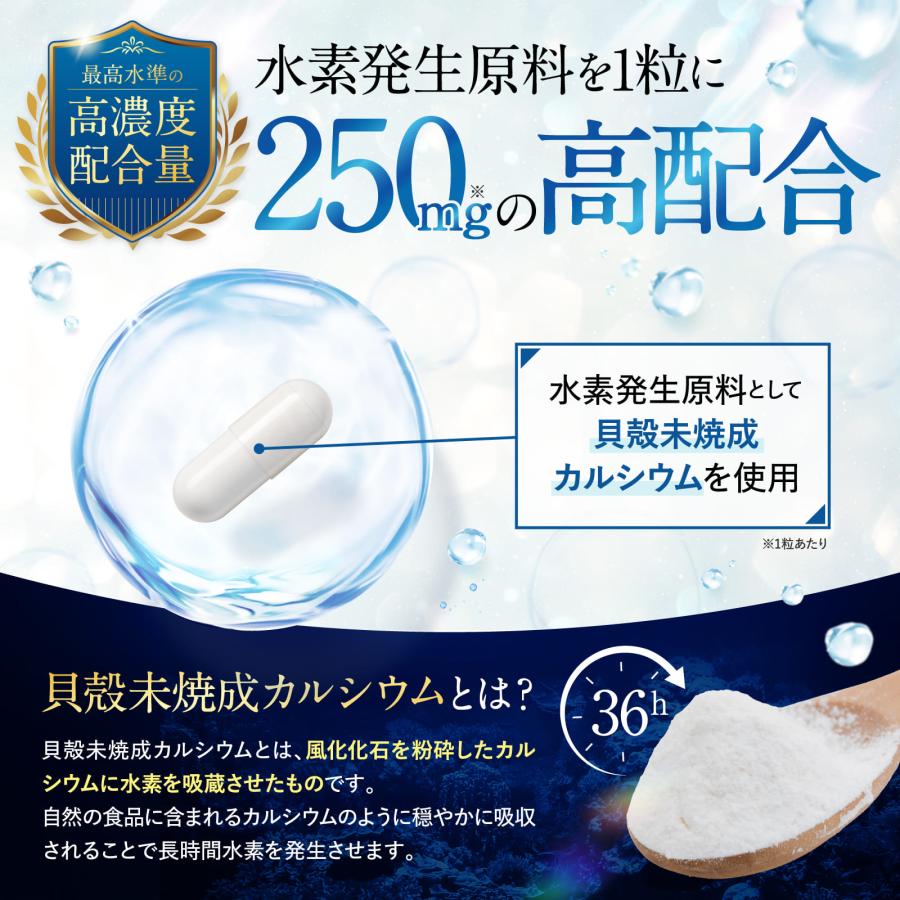 H2 水素LUX BEAUTY 36時間 持続性 高濃度 水素 シリカ プラセンタ