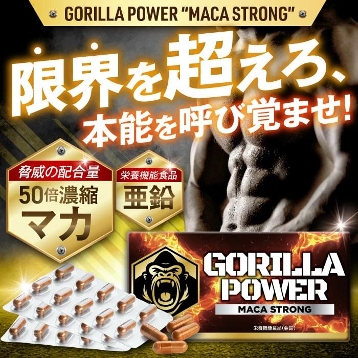 マカストロング GORILLA POWER マカ 亜鉛 シトルリン アルギニン