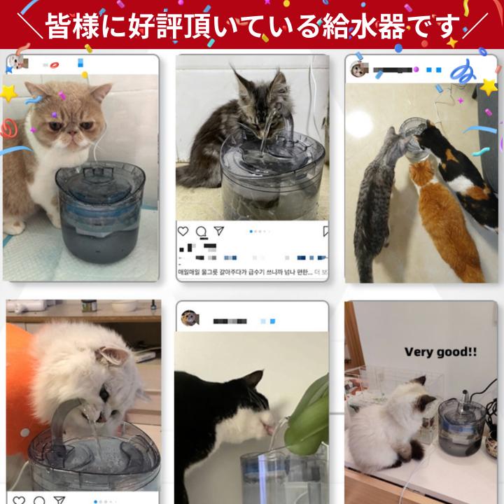 猫 給水器 フィルター ペット 水 飲み器 フィルター 猫 自動給水器 自動給水機 フィルター 蛇口 大容量 選べるお試しセット 1枚190円から | ブランド登録なし | 01